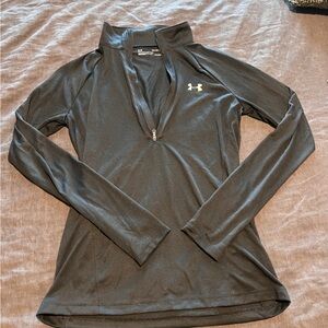 Underarmour Black Quarter Zip - Thin Athletic Material